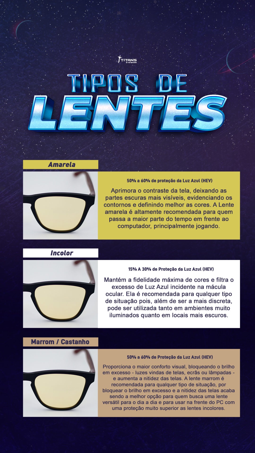 Captain 2.0 Preto - Lentes Blue Protection