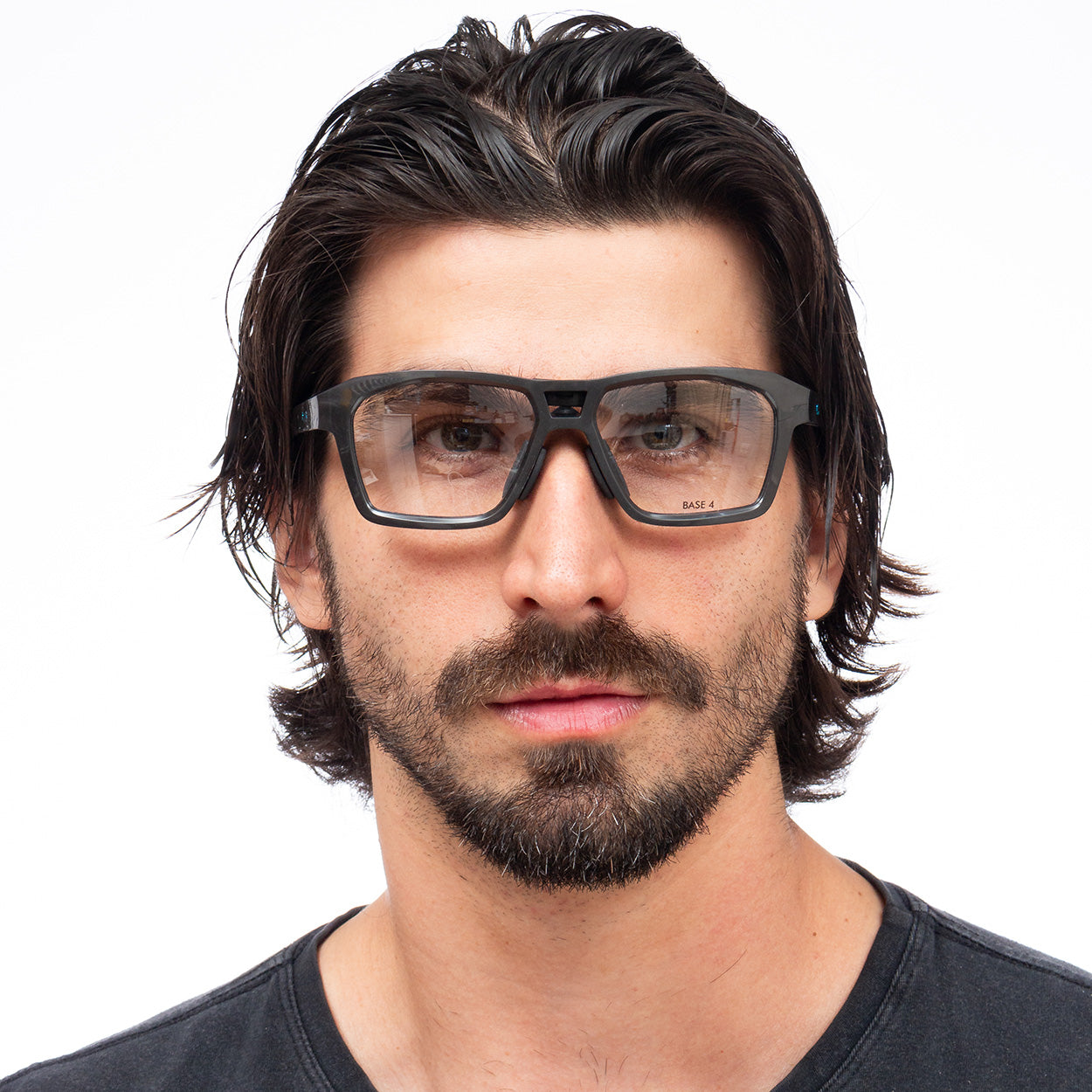 Óculos Ciclismo com Clip HB Presto Cinza